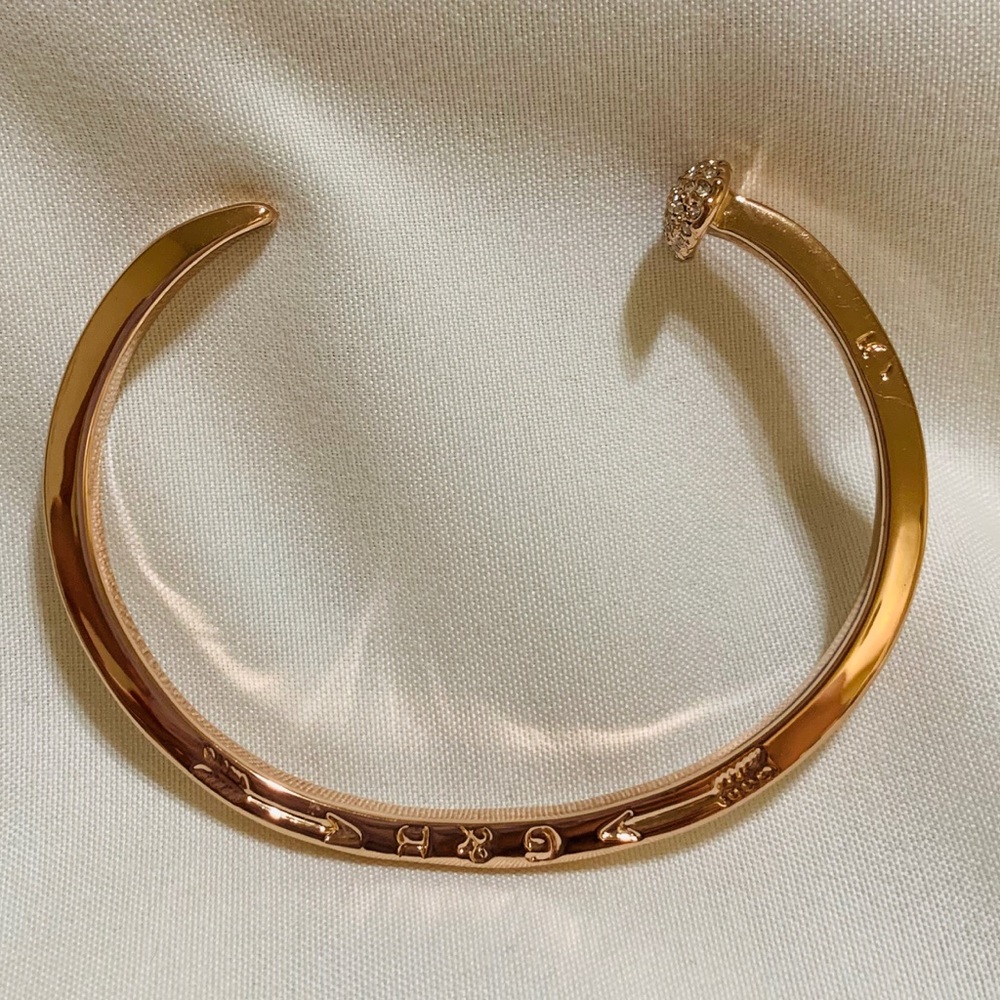 Giles and Brother Pave Railroad Spike Cuff